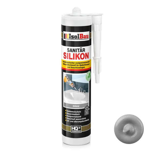 IsolBau Sanitär Silikon Grå Sanitär Silikon 1 x 300ml