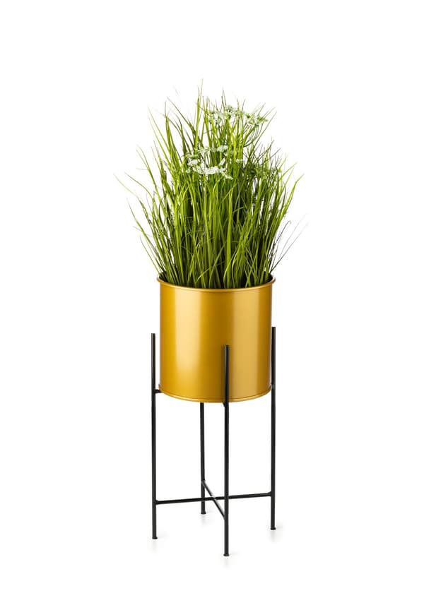 Blomsterstander med låg 55 cm sort og guld