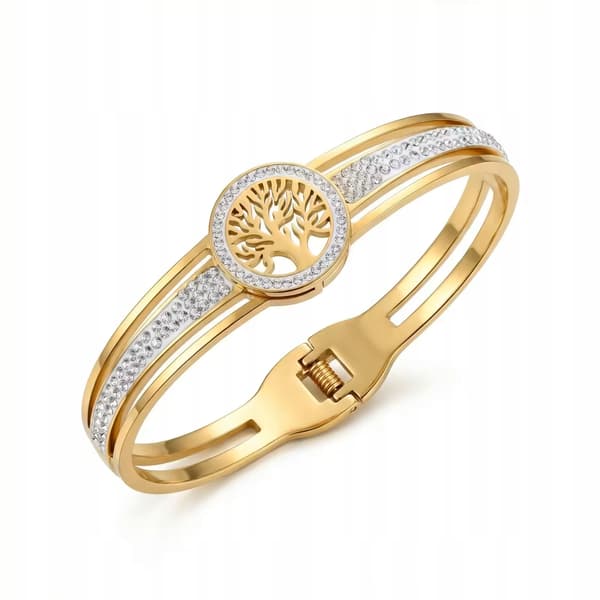 DIAMANTGULDARMBAND Elegant och modern present till kvinnor