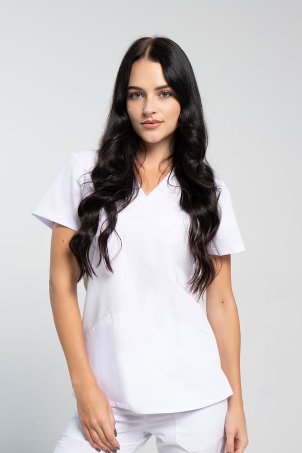 Dame Stella medicinsk bluse STELLA SWEATSHIRT SORT L