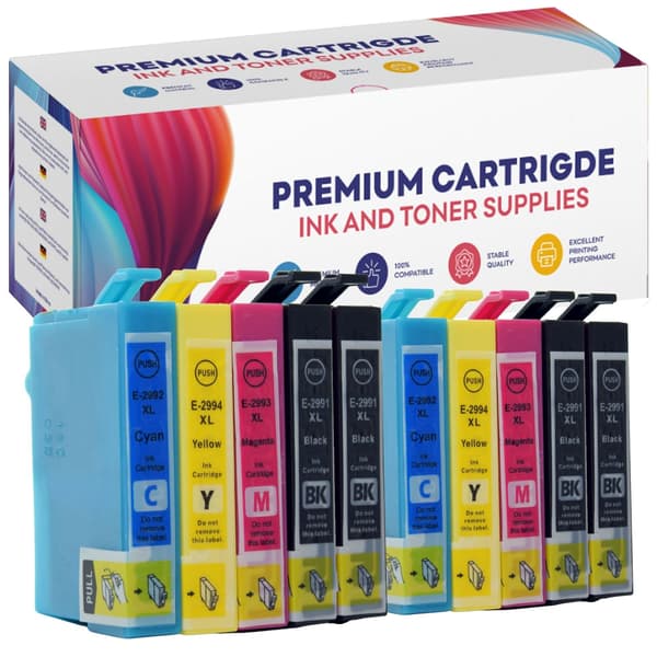 10x blæk til Epson GP-E2996CMYKK X2