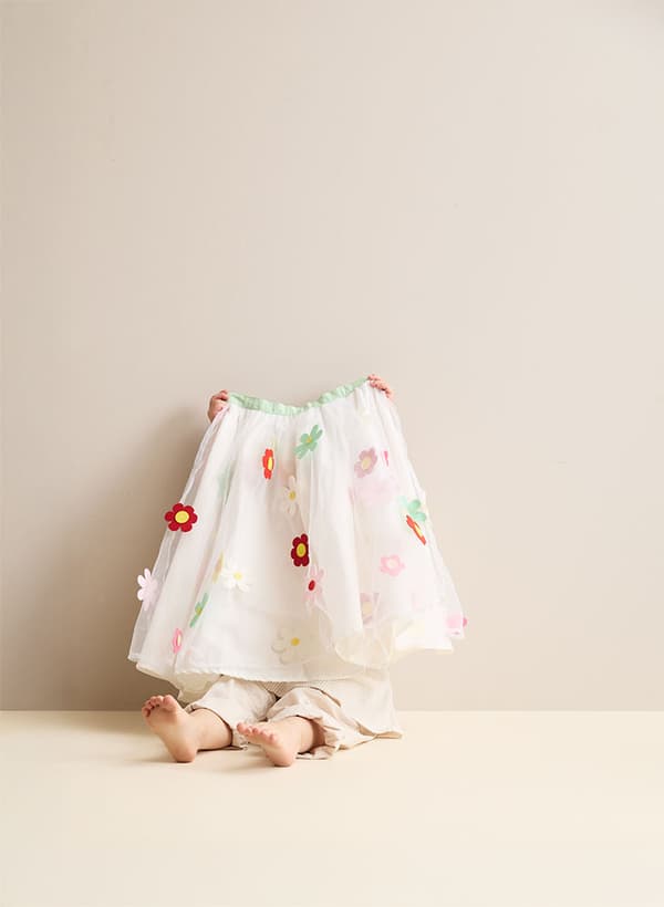Kid's Concept - Blommig Cape-kostym