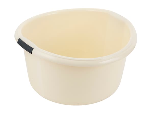 SOLID PLASTSKÅL 49X48X50CM 30L CREME -BEN