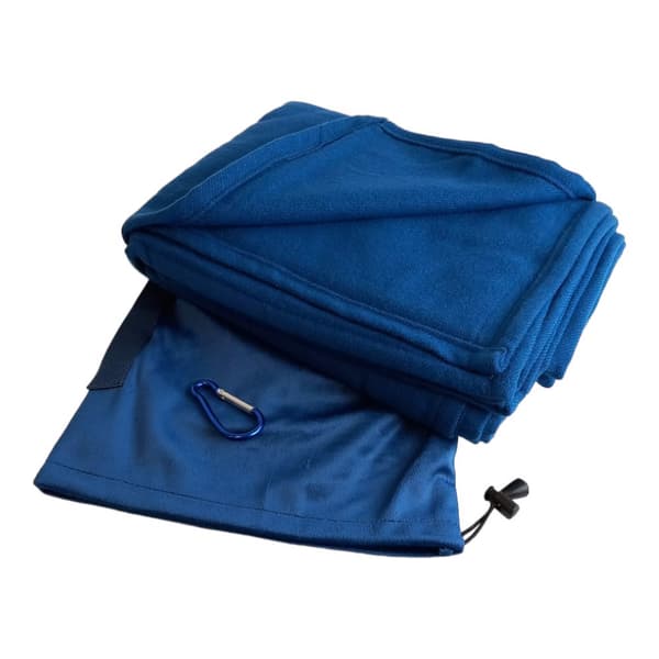 Campingfilt 170x110cm Marinblå