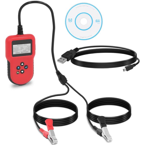 LCD 12/24 V batteridiagnosemålertester