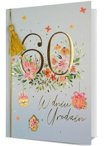 Kort B6 Fødselsdag 60
