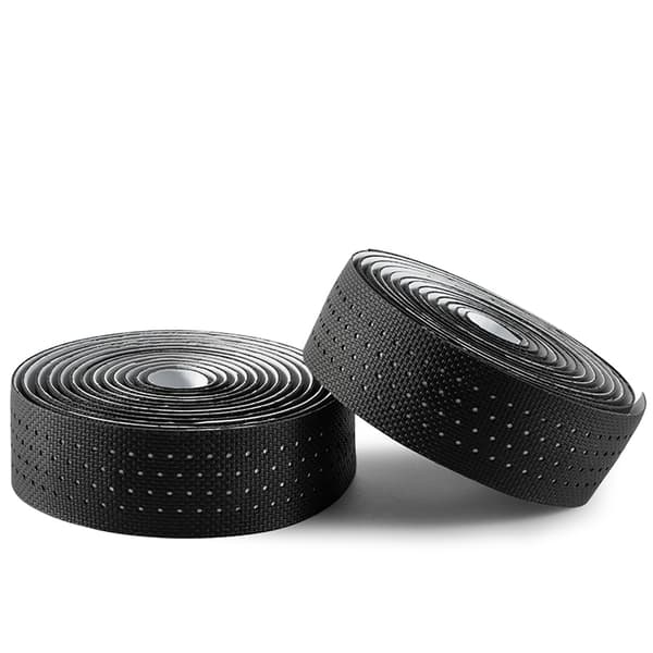 Perforeret silikone cykelstyrbånd - sort
