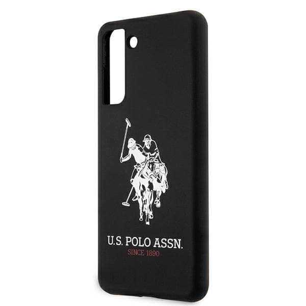 US Polo Silikone On Tone Etui til Galaxy S21 Sort