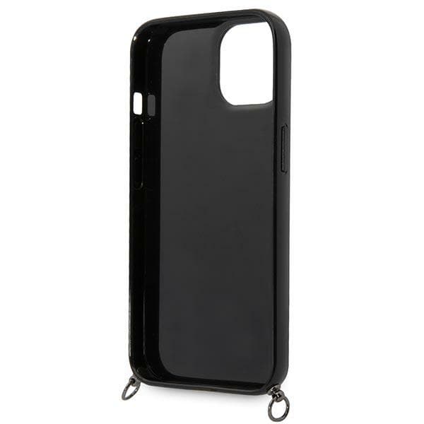 Karl Lagerfeld Color Stripes Strap-etui til iPhone 14, lyserød
