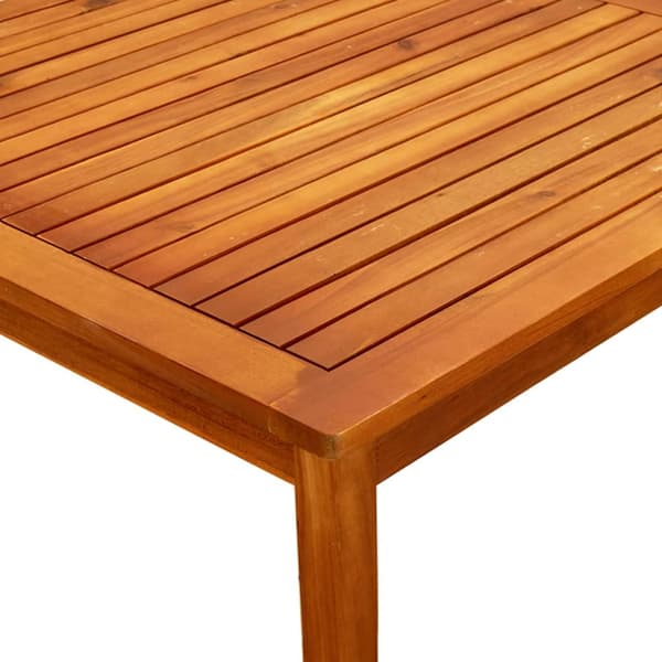 vidaXL Puutarhan sohvapöytä 85x85x45 cm täysakasiapuu