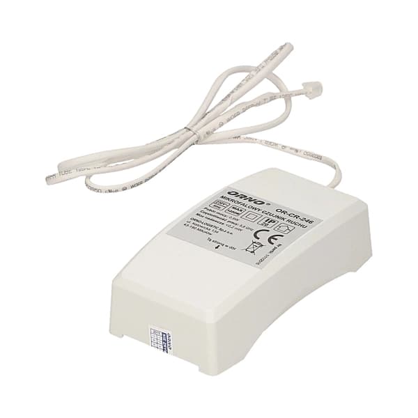 Mikrovågsrörelsesensor med extern skymningssensor 360° 1200W