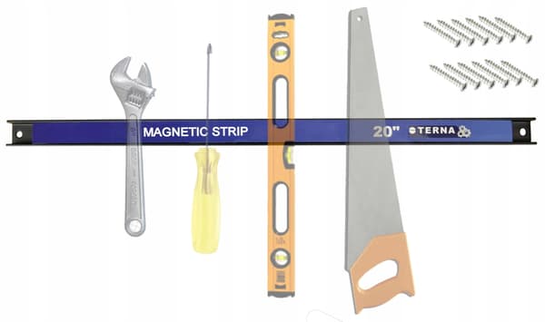 Magnetstribe Magnetstriber værktøjsholdere 6 stk. 50 cm