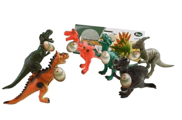 Dinosaur med fløjte 6 stk.