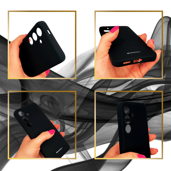 Mercury Silikone Etui til Samsung Galaxy S24+, Sort