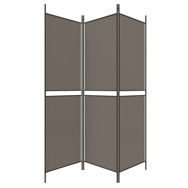 vidaXL 3-panelsskærm, antracit, 150x200 cm, stof