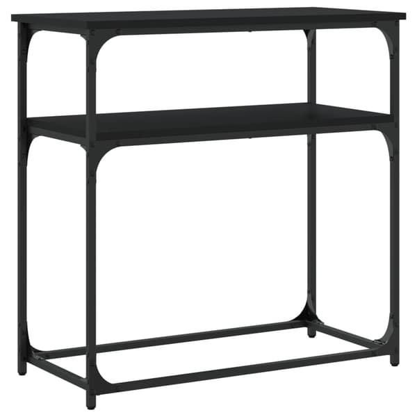 vidaXL konsolbord sort 75x35,5x75 cm