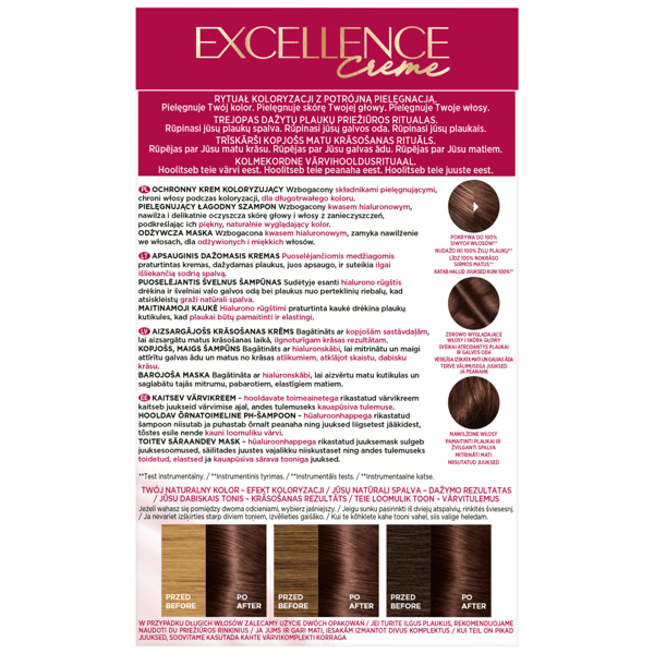 Loreal Excellence -hiusväri voidemainen väri - 4.15 Pakkasenruskea 192 ml