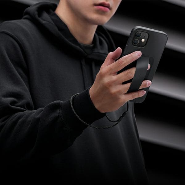 UNIQ Heldro cover med rem til iPhone 12 mini, sort