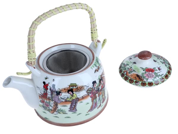 Keramisk elkedel med infuser