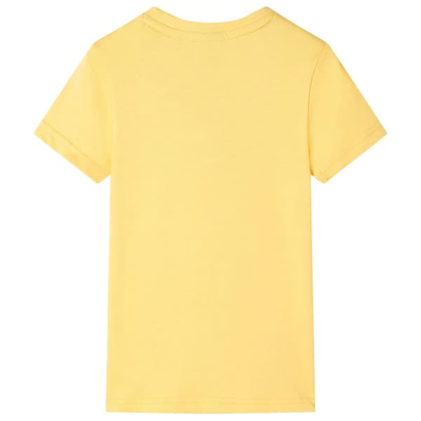 Børne-T-shirt, lys okker, 128