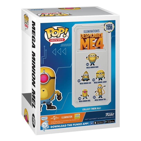 Funko POP Dumma mej 1556 Mega Minion Mel Samlarfigur