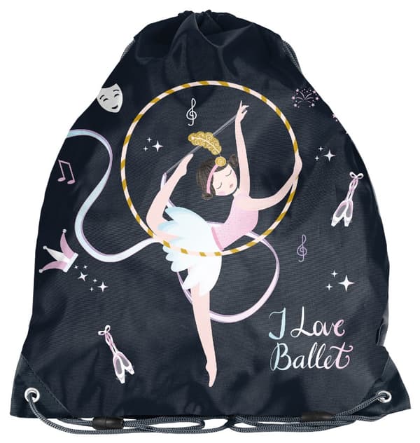 Ballerina skoletaske til piger