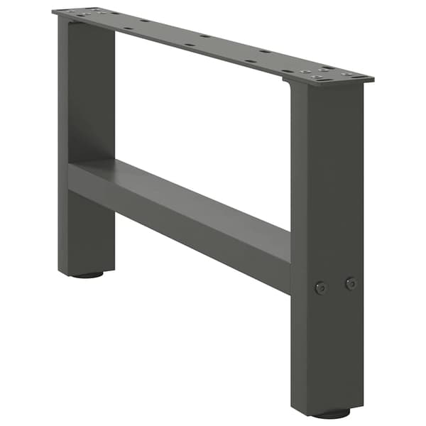 vidaXL Soffbordsben, Antracit, 2 st, 60x(30-31) cm, Stål