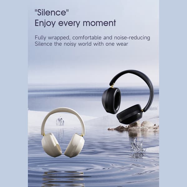 X22 Max Bluetooth ANC Trådløse On-Ear Hovedtelefoner - Beige