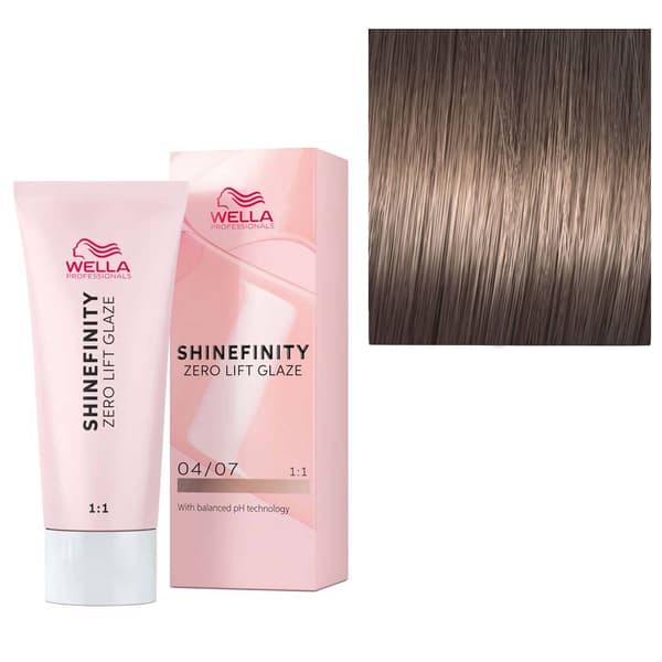 Wella Shinefinity 60 ml 04/07 Brun