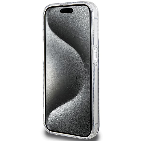 Guess IML GCube MagSafe-etui til iPhone 15 Pro Max, sort
