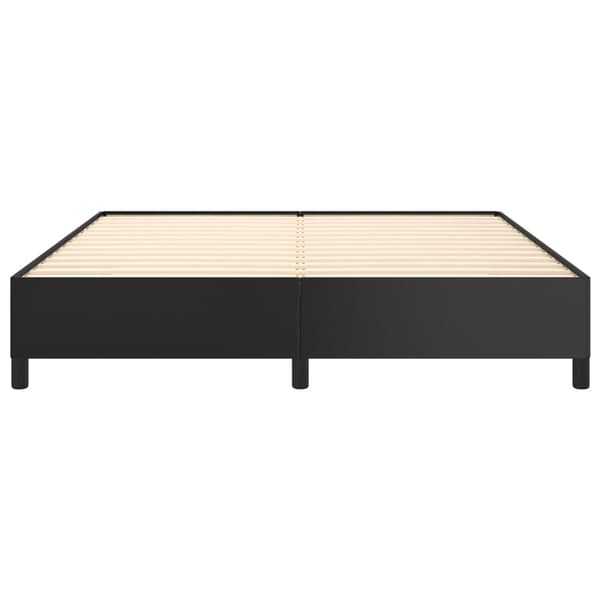 vidaXL sengestel sort 160x200 cm kunstlæder