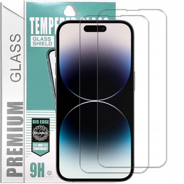 2x PremiumGlass 9H hærdet glas til iPhone 14 Pro