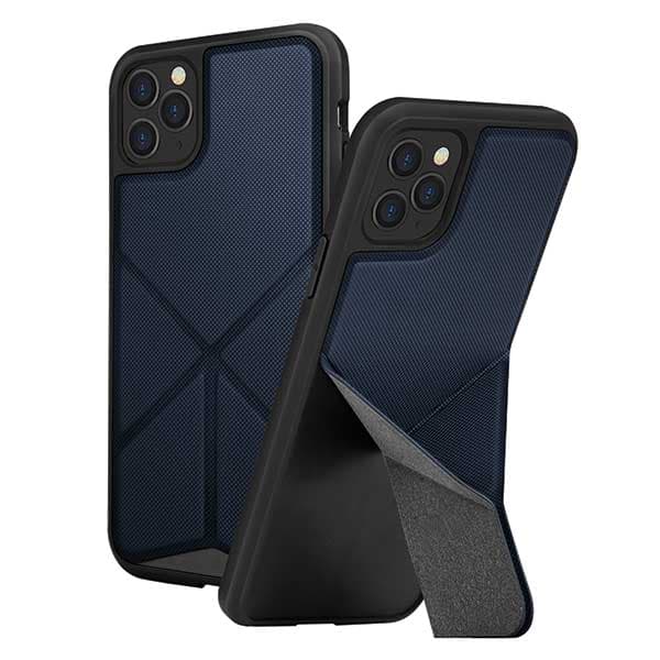 UNIQ Transforma cover med stativ til iPhone 11 Pro, blå