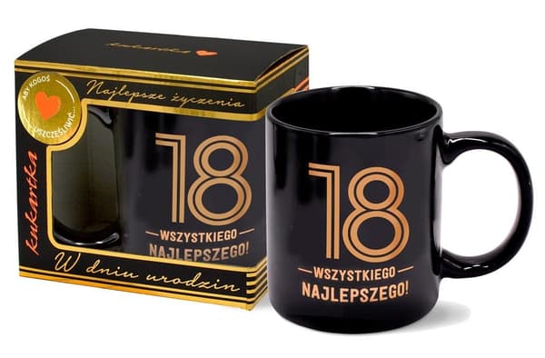Premium-syntymäpäivämuki 18