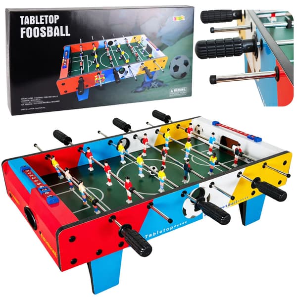 Minibordsfotbollsspel med 2 bollar, 69 cm