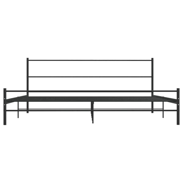 vidaXL sengestel sort metal 180 x 200 cm