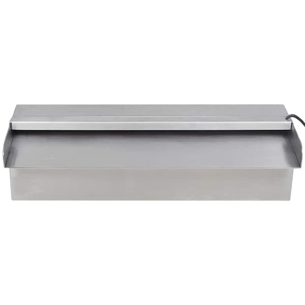 vidaXL Poolfontän/Vattenfall 30 cm med LED-belysning
