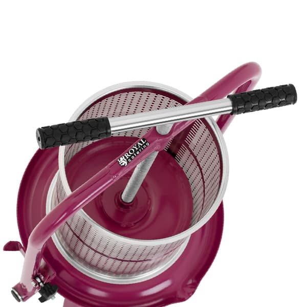 Vinpresser med juicer i rustfrit stålramme, 14L