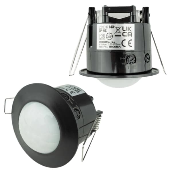 Bevægelsessensor 600W infrarød loftsensor indendørs IP20 6m
