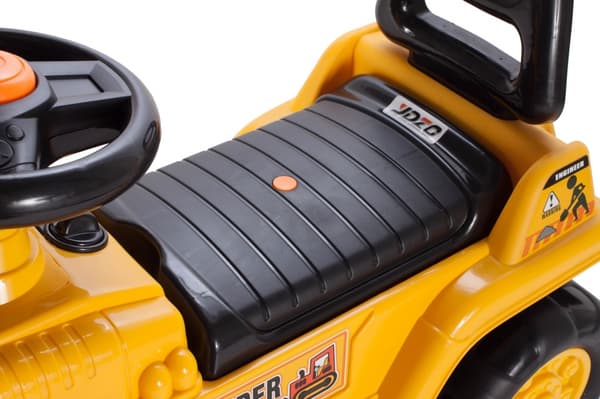 Ride-on bulldozer med potte