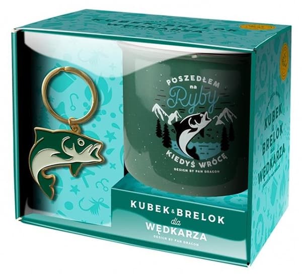 Hobby-Fish krus + nøglering sæt