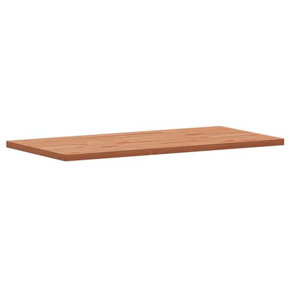 vidaXL bordplade 100x50x2,5 cm rektangulær massiv bøgetræ