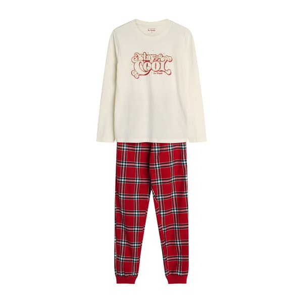 Dalisa Henderson Dampyjamas | Kräm, Röd 2XL