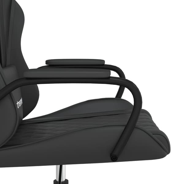 vidaXL Gamingstol, svart, konstläder