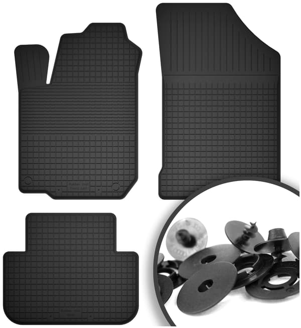 Gummimåtter + stoppere til: Dodge Durango III FL SUV (2013-2020)