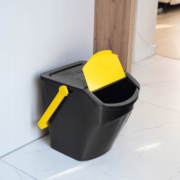 EcoBox 1 GUL avfallssorteringsbehållare