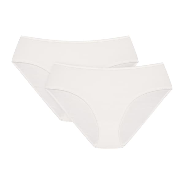 Blå trosor med hög midja, 2-pack Henderson | Krämgrädde M