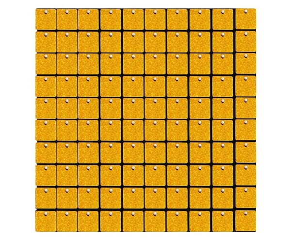 Dekorativ panel i guld 30x30cm