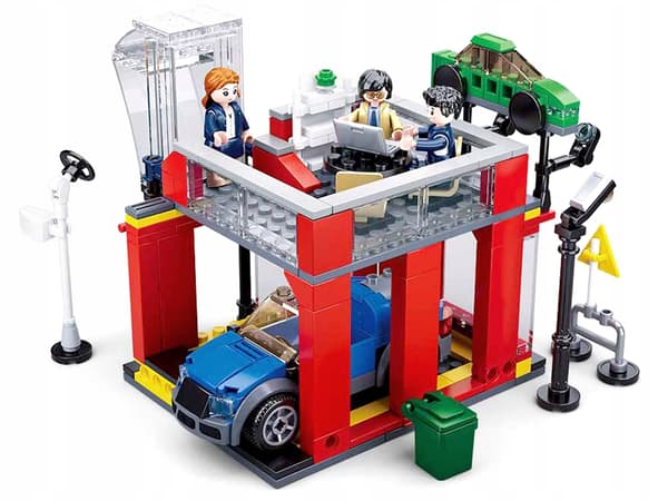 Sluban Klocki bilhall auto 302 el town