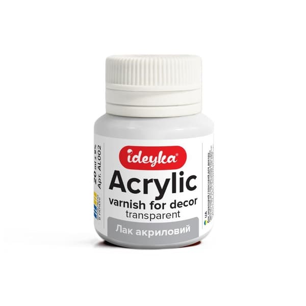 Blank akryllak til dekoration 20 ml